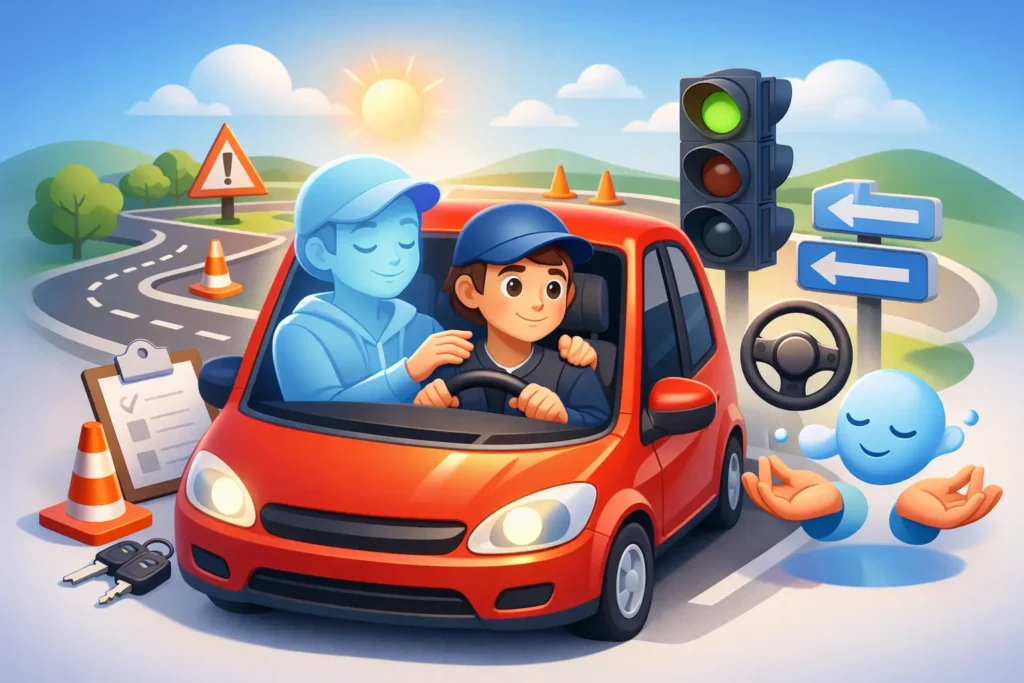 Driving Test Anxiety Help to Stay Calm and Pass