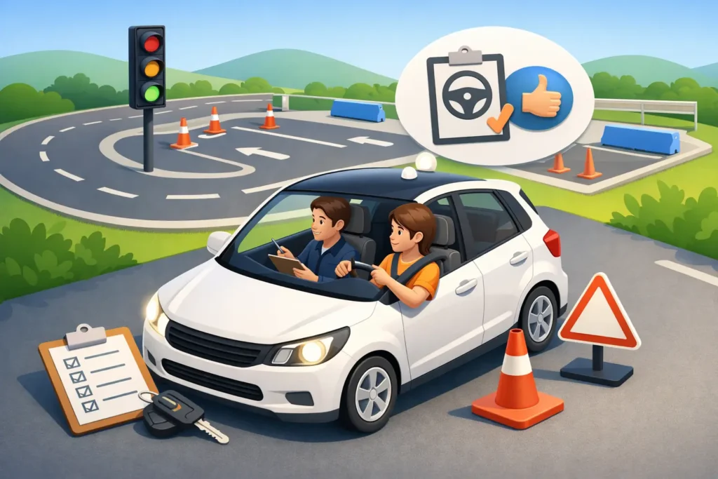 Mock Driving Test for Calm Test-Day Confidence