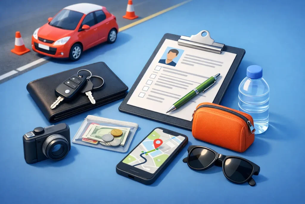 What to Bring to a Driving Test in the UK